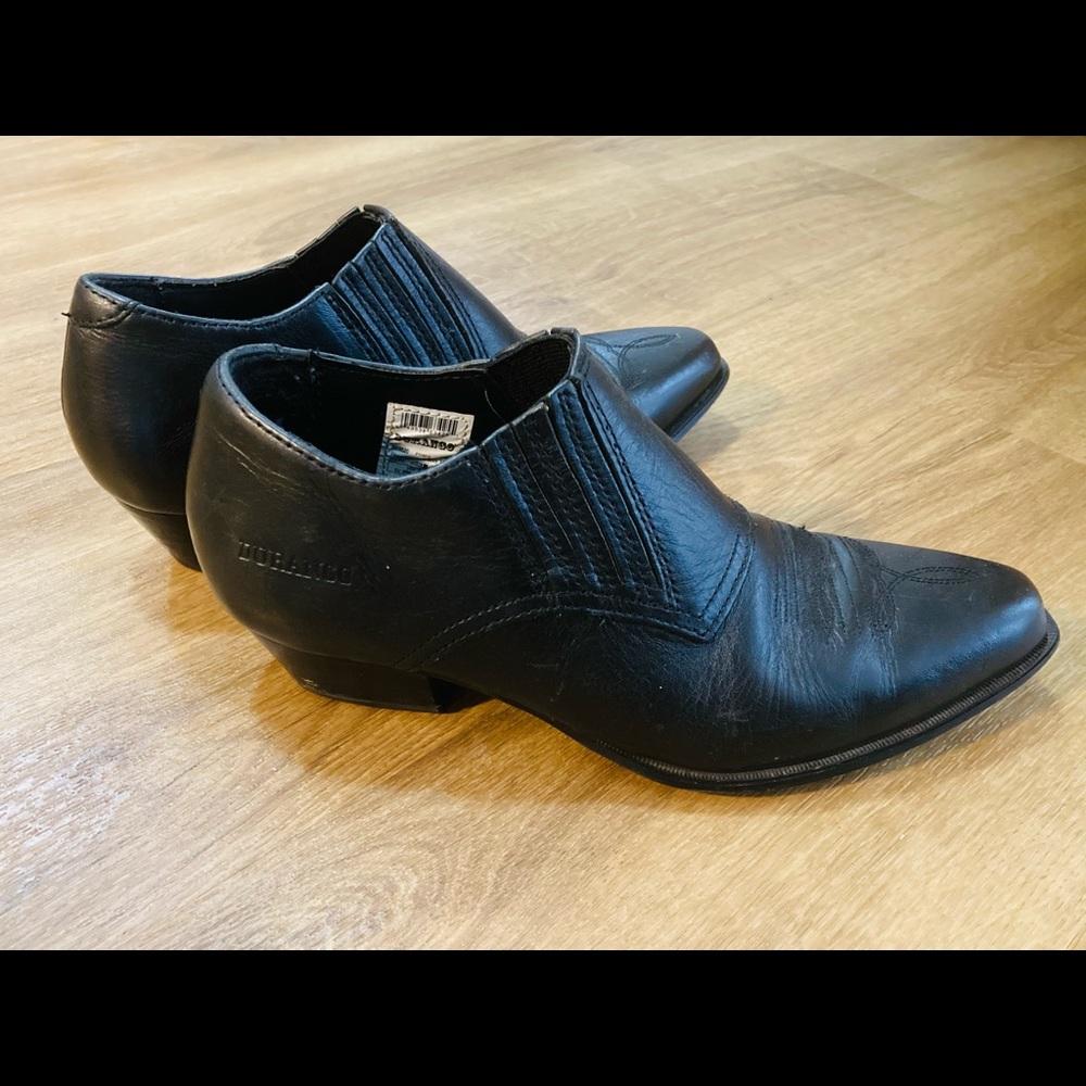 Durango Black Leather Boot Size 6.5